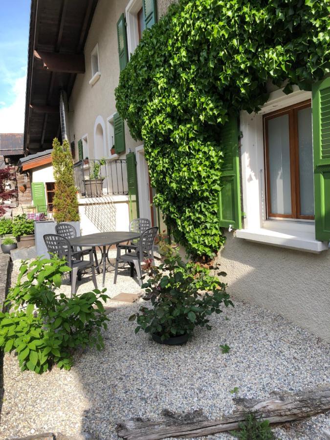 Cafe Cher-Mignon Et Chambres D'Hotes Chermignon-d'en Haut Kültér fotó